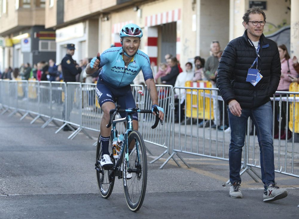 Llegada a Sagunt de la tercera etapa de la Volta Ciclista a la Comunitat Valenciana