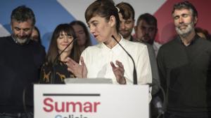 Marta Lois, en la valoración de resultados de Sumar en la noche electoral.