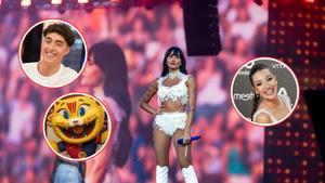 Aitana deslumbra en el Estadi Olímpic acompañada de amigos y sorpresas.