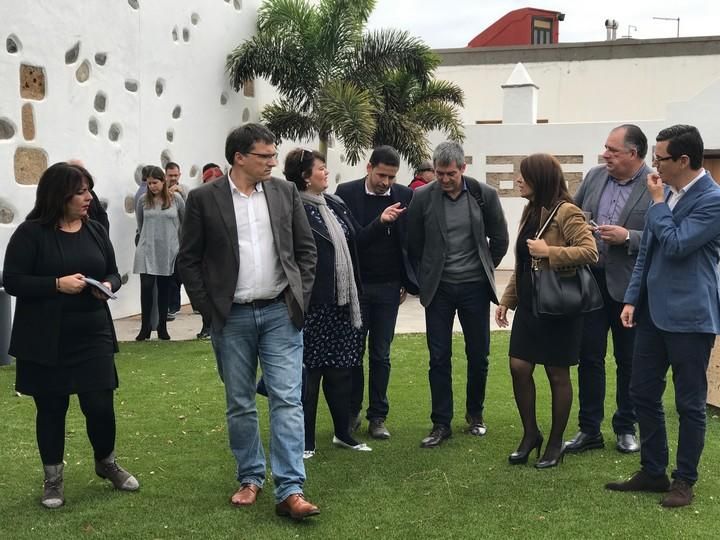 Visita de Fernando Clavijo a Telde