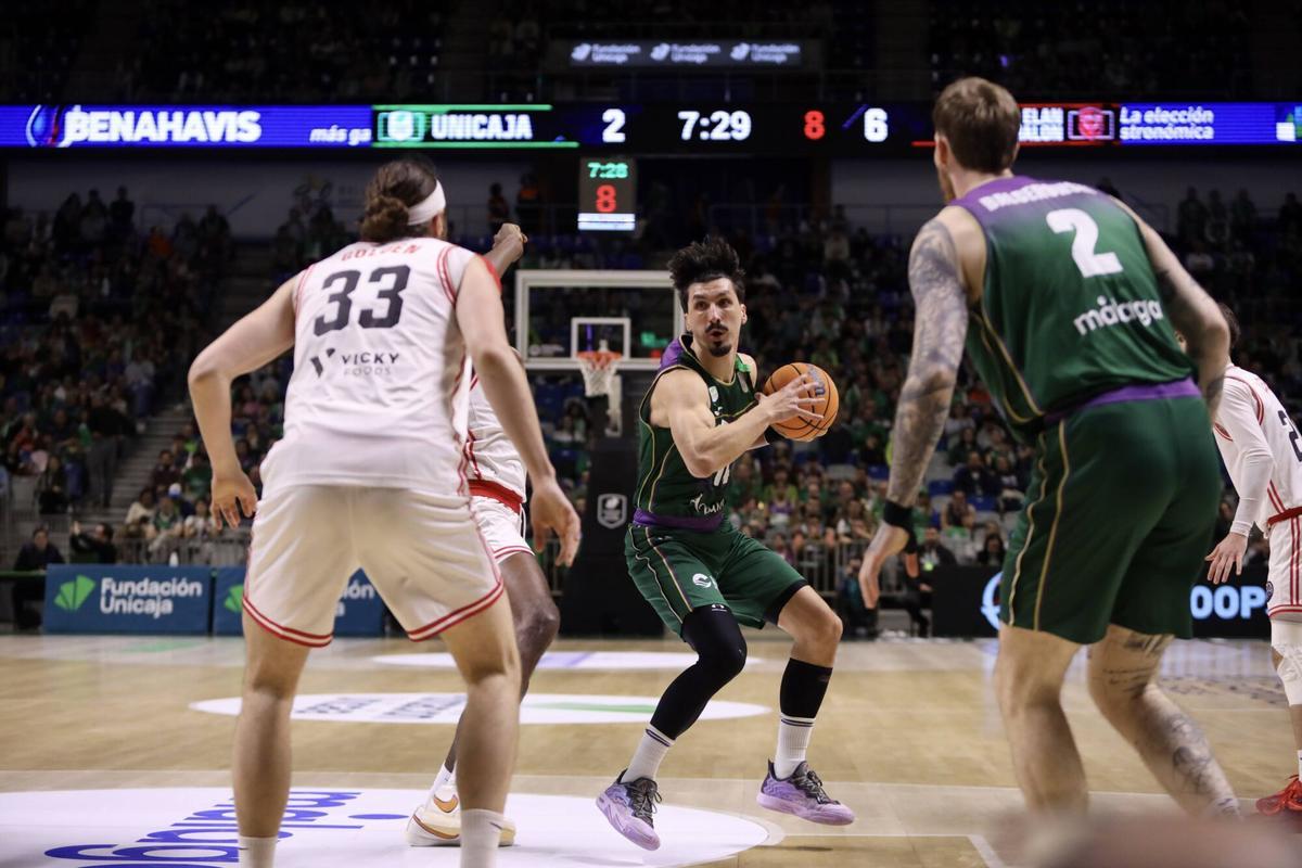 BCL | Imágenes del partido entre el Unicaja y el Elan Chalon BCL | Imágenes del partido entre el Unicaja y el Elan Chalon