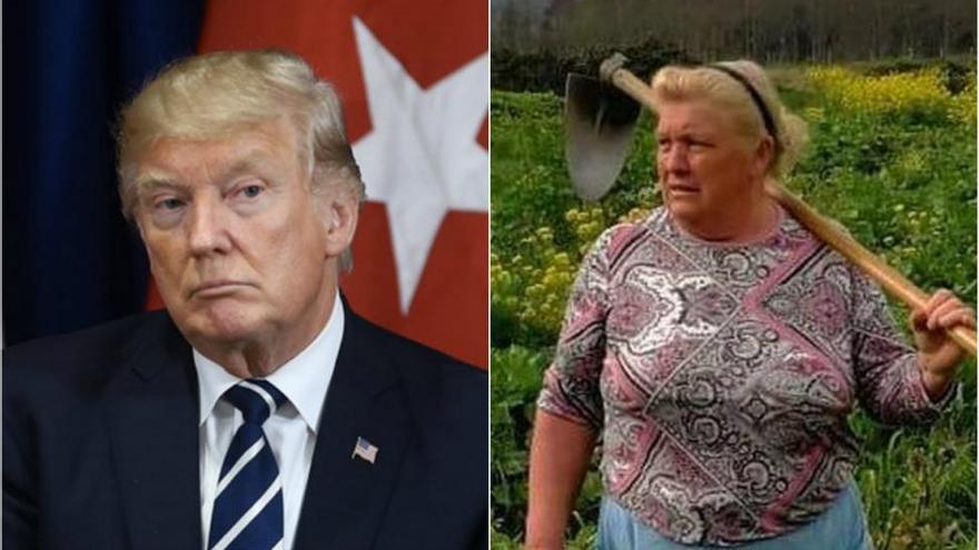 La doble de Trump es gallega