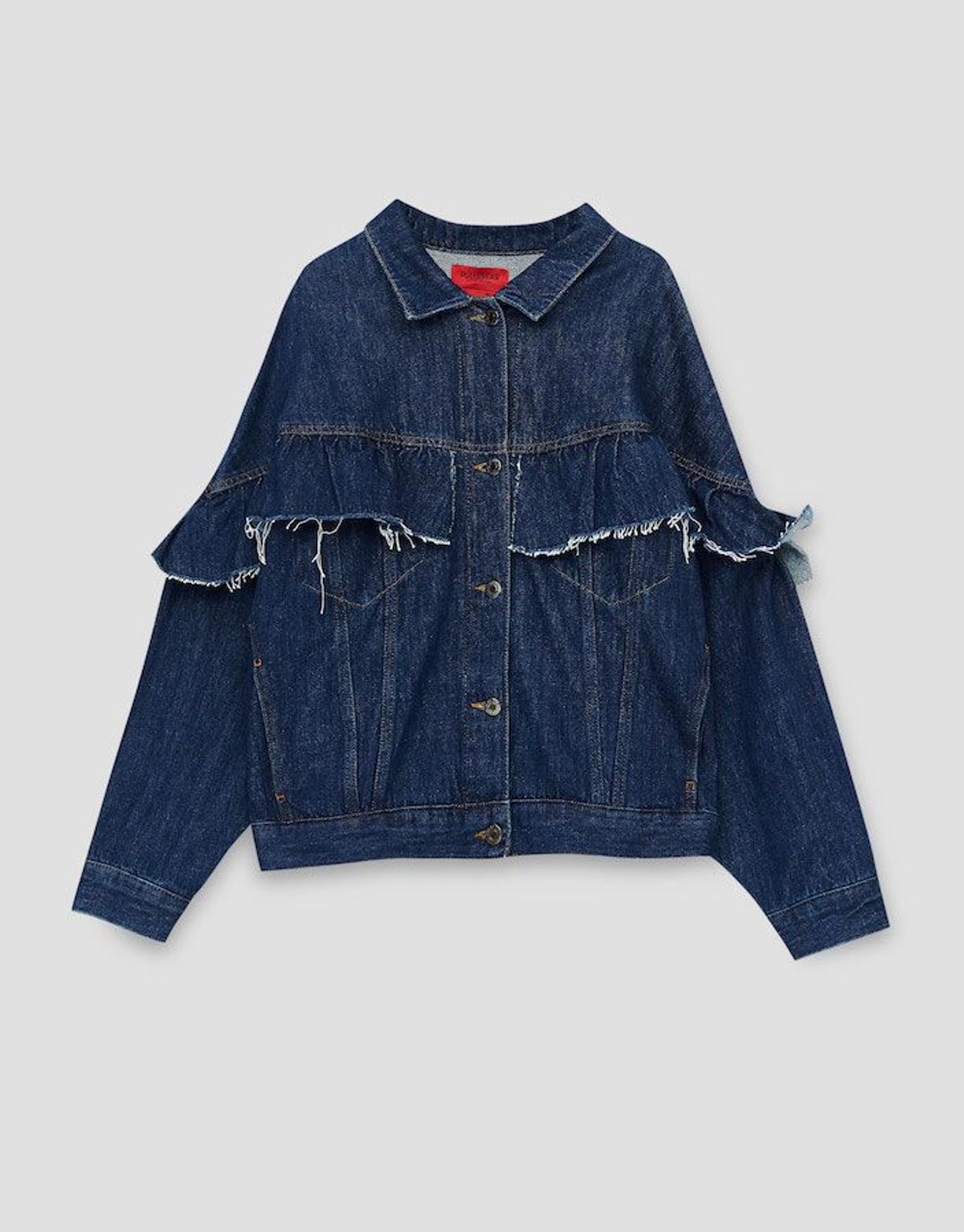 Chaquetas 'low cost': la denim con volante