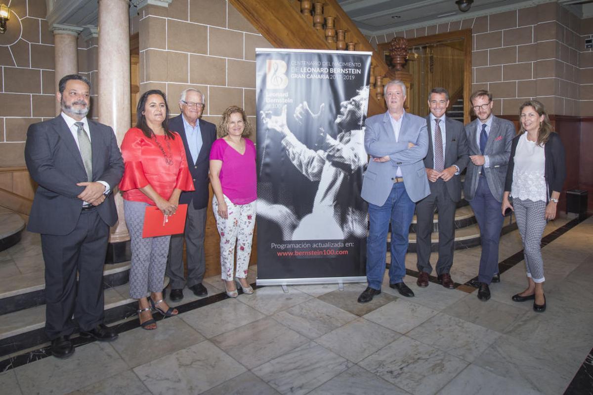 Acto de presentación de las distintas iniciativas en torno al centenario de Leonard Bernstein