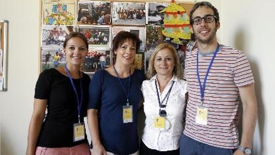 Voluntarios de la Casa Caridad en Valencia.