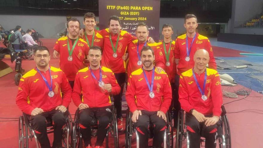 El ibicenco Álex Díaz saborea dos bronces en el Para Open Internacional de Egipto de tenis de mesa