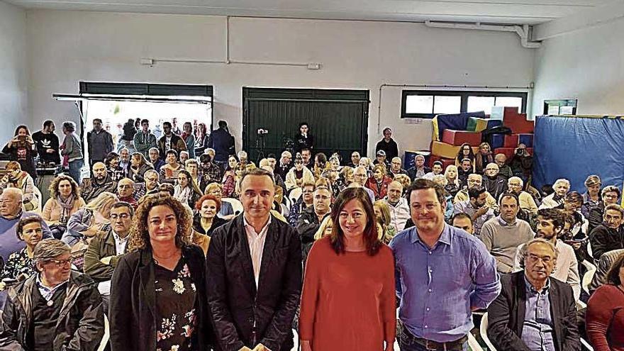 Pere Joan Pons, Francina Armengol y Miquel Cabot.