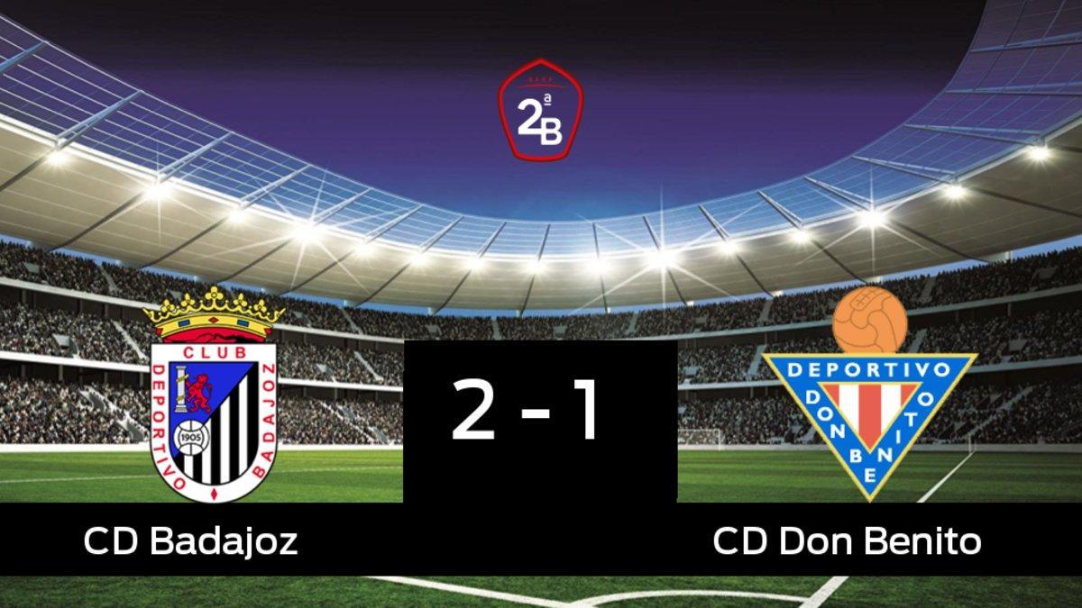 Victoria 2-1 del Badajoz frente al Don Benito