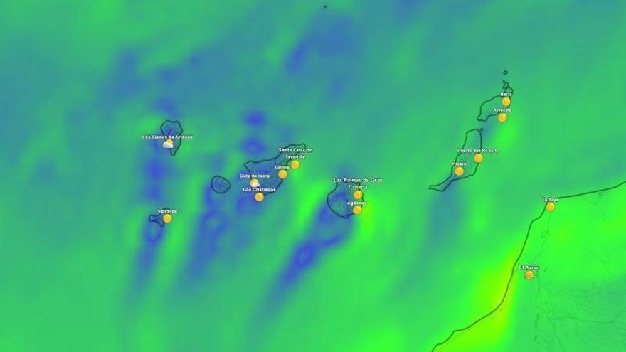 Canary Islands Face Strong Winds and Mixed Weather Conditions