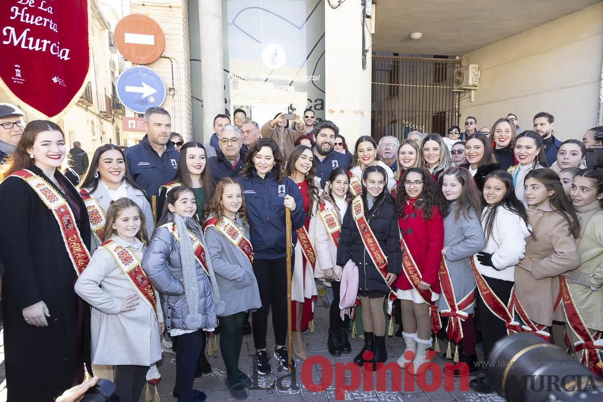 Así ha sido la visita de Isabel Díaz Ayuso a Caravaca de la Cruz