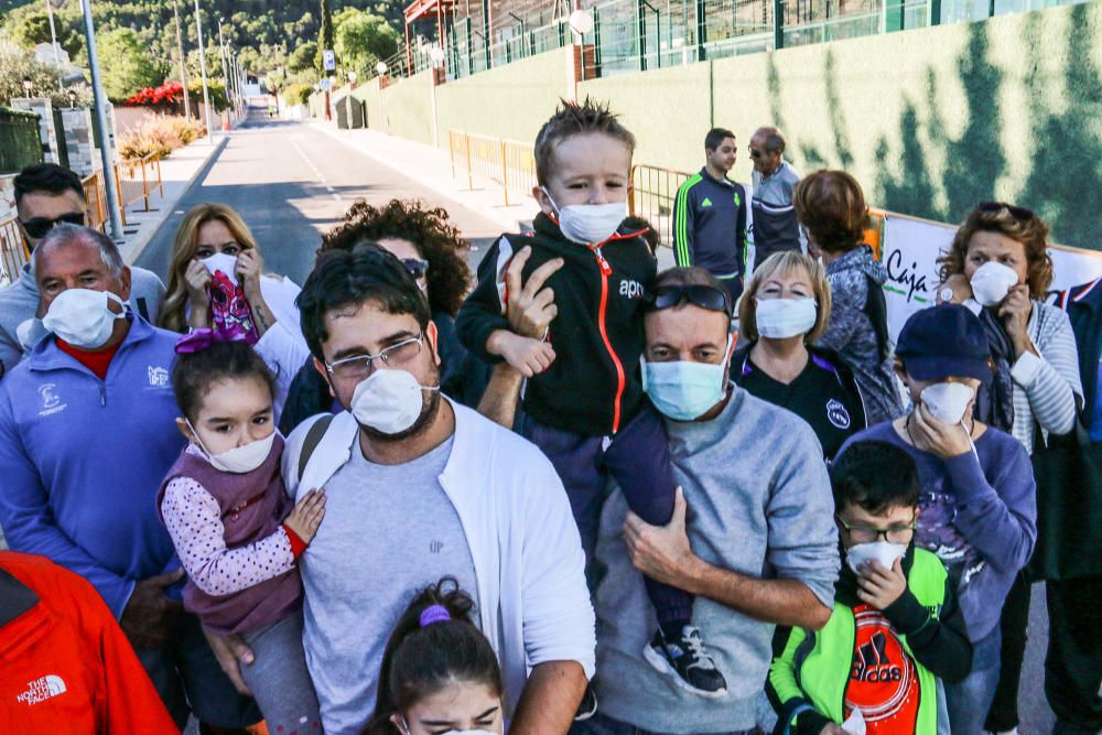 Carrera "OriMuela" y protesta de vecinos de Montep