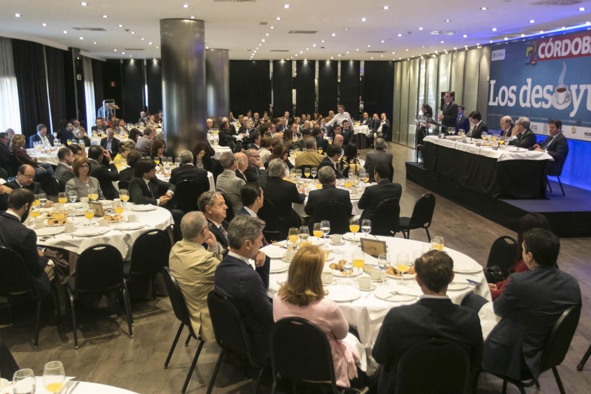 Fotogalería / Los presidentes de la patronal andaluza en 'Los Desayunos de Diario Córdoba'