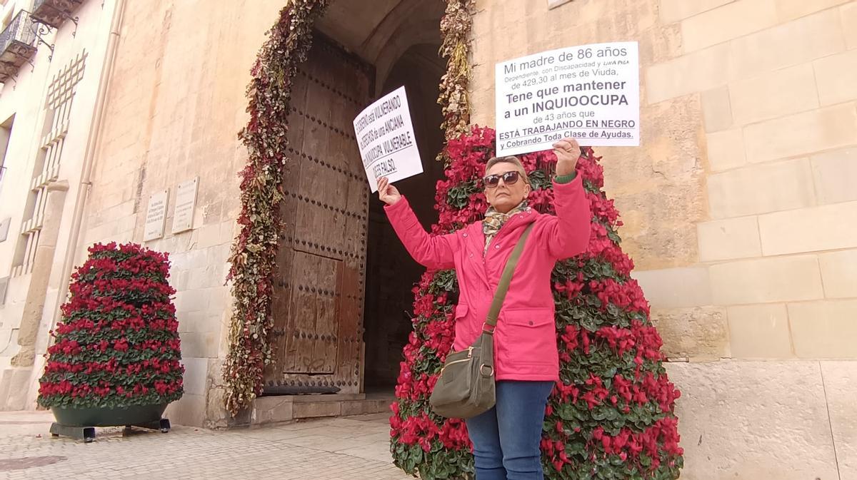 La hija de la afectada