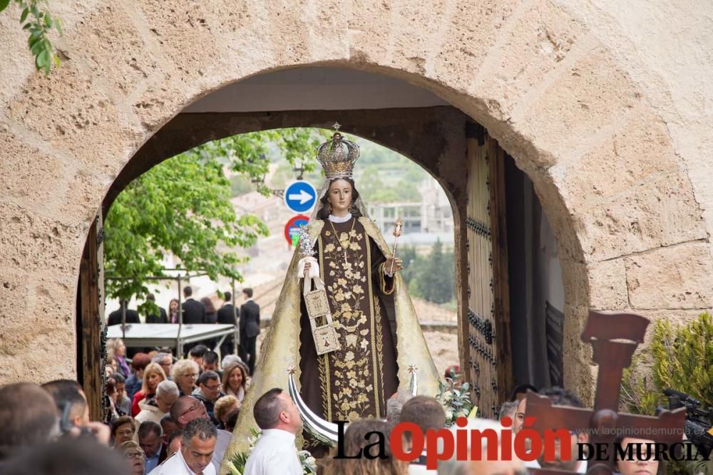 La patrona de Mula peregrina a Caravaca