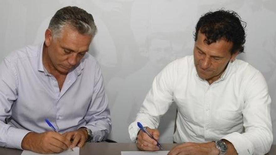 Paco Zas y Luisito firman esta tarde la renovación.