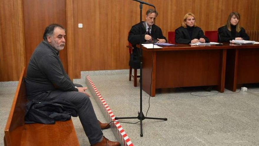 José Barreiro durante el juicio celebrado en febrero en Pontevedra.