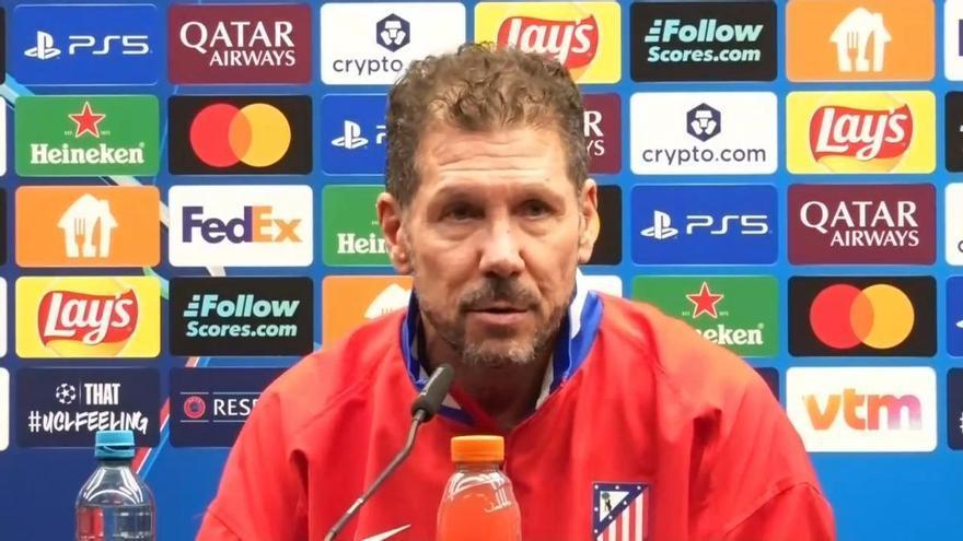 Simeone: "El objetivo es estar en la siguiente ronda"