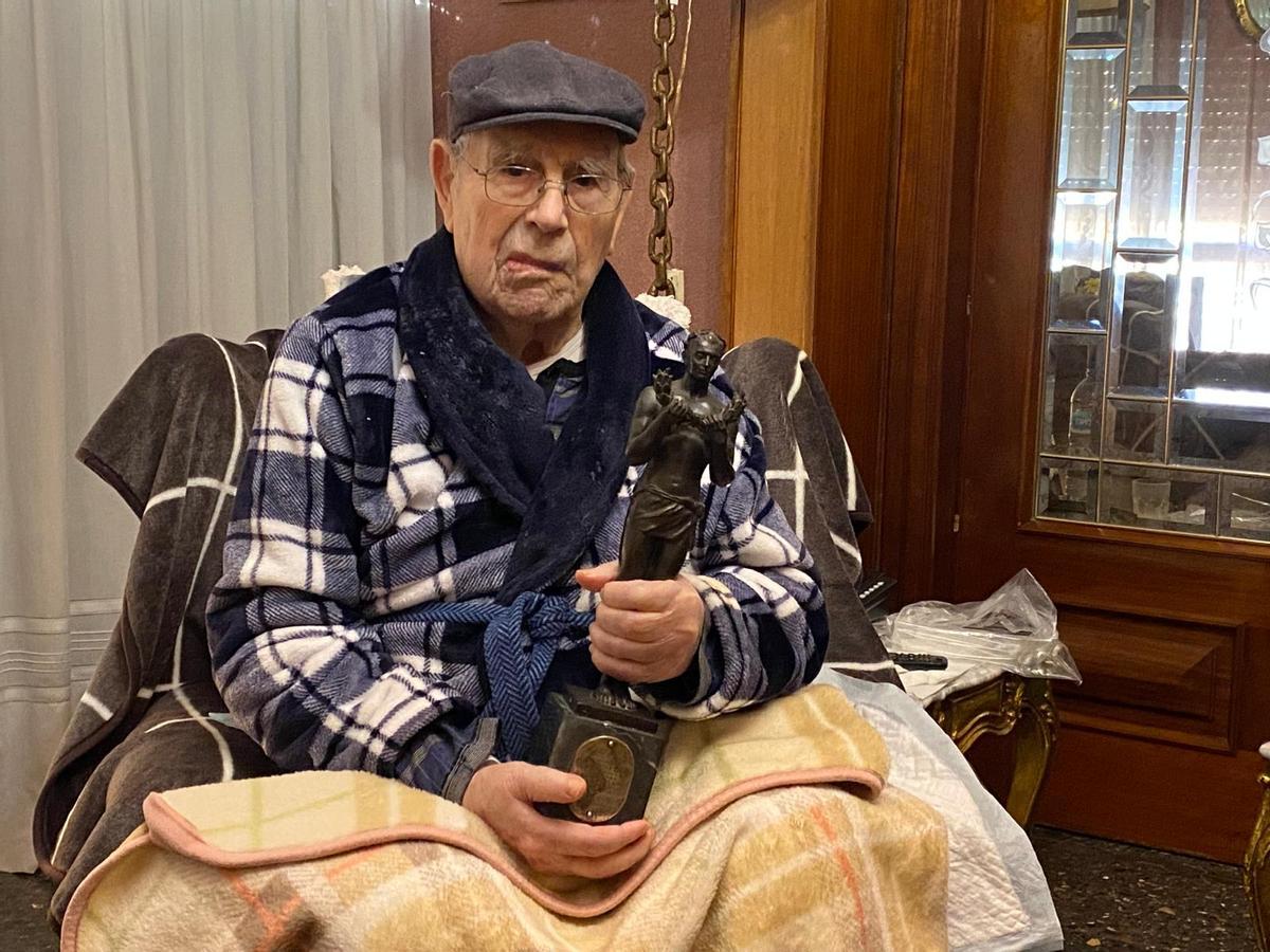 Bernardo Ruiz, en una imagen cedida por la familia el invierno pasado.