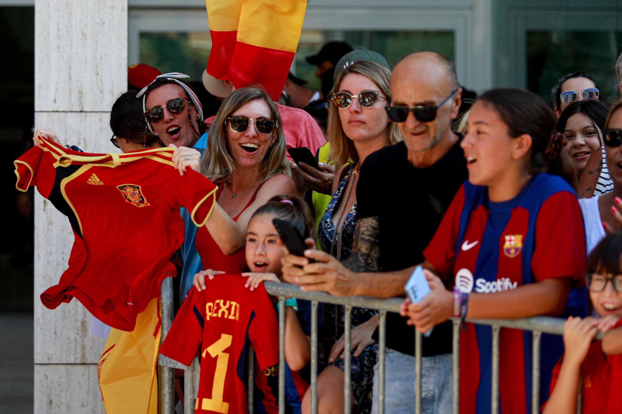 La selección española sigue de celebración en Ibiza
