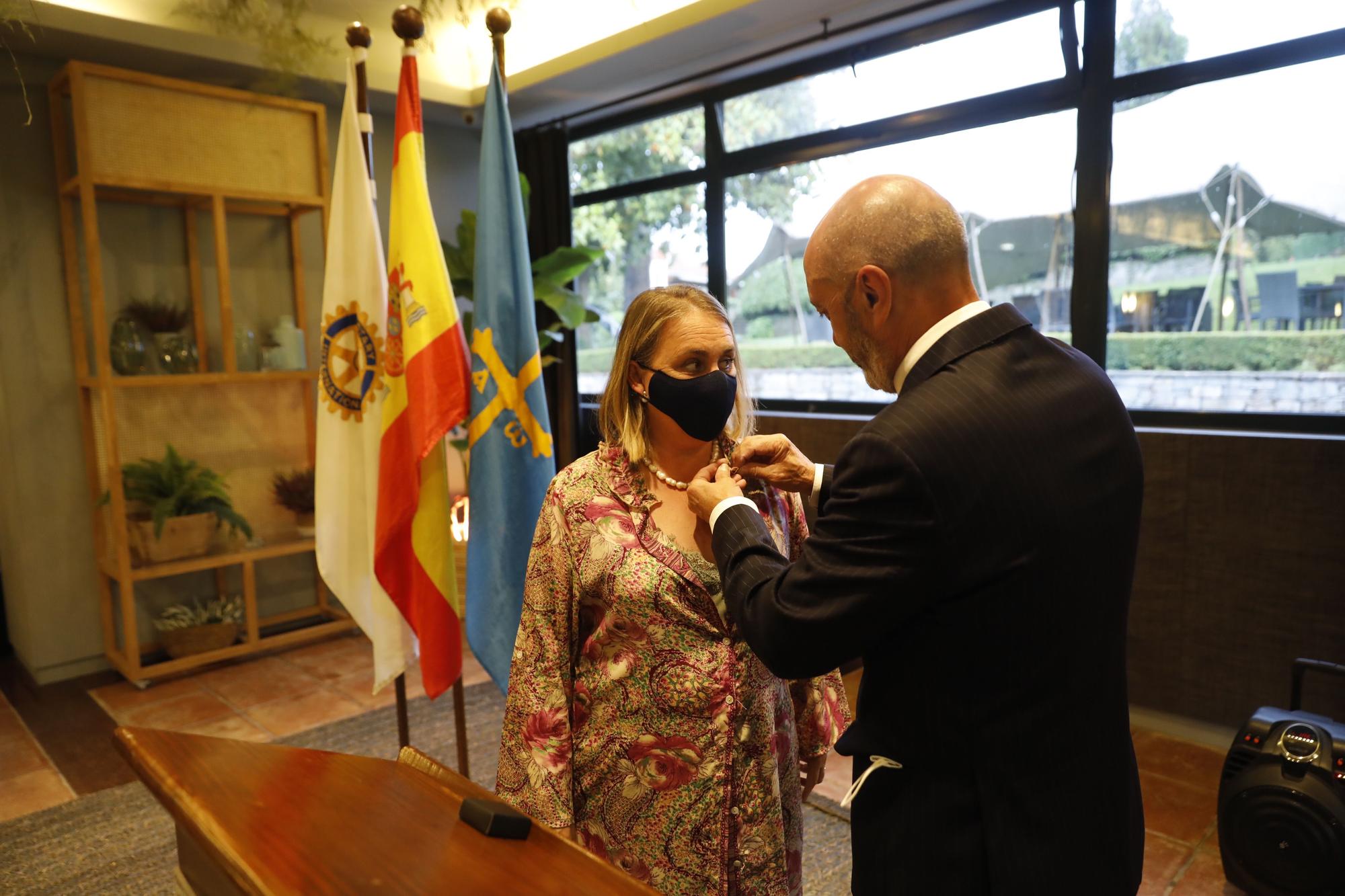 Ceremonia del Club Rotario de Gijón