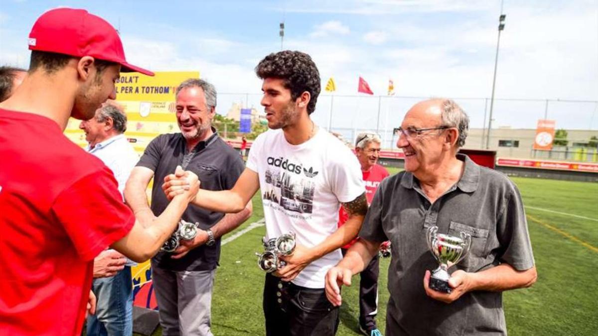 Aleñà repartió los trofeos en el 'Enfutbola't'