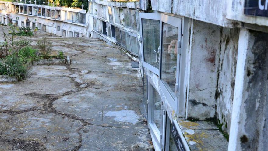 El Concello trata de desbloquear el arreglo del cementerio de Tirán tras 7 años en riesgo de derrumbe