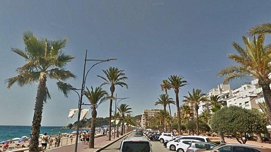 El passeig marítim de Lloret de Mar.