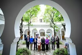 La delegación del ayuntamiento de Palma en Tánger asiste a la inauguración de una exposición dedicada a Mariano Fortuny i Marsal
