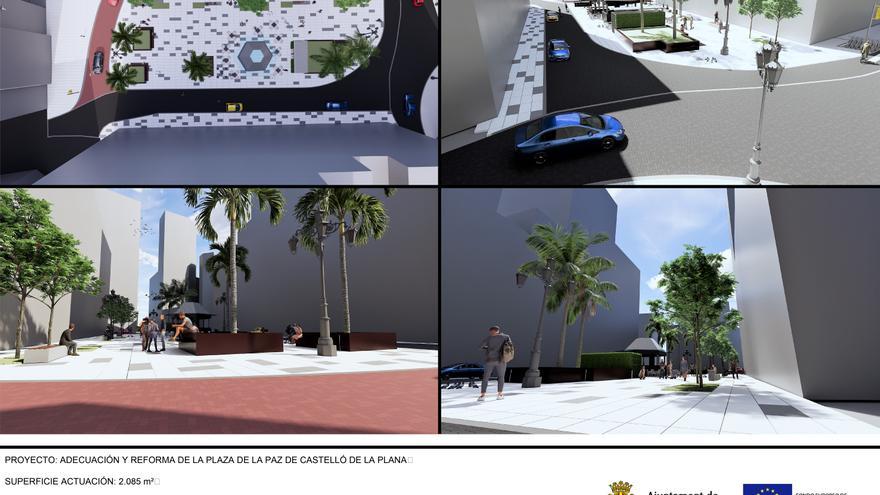 La plaza de la Paz tendrá 1.300 m² cerámicos y mantiene al ‘llaurador’