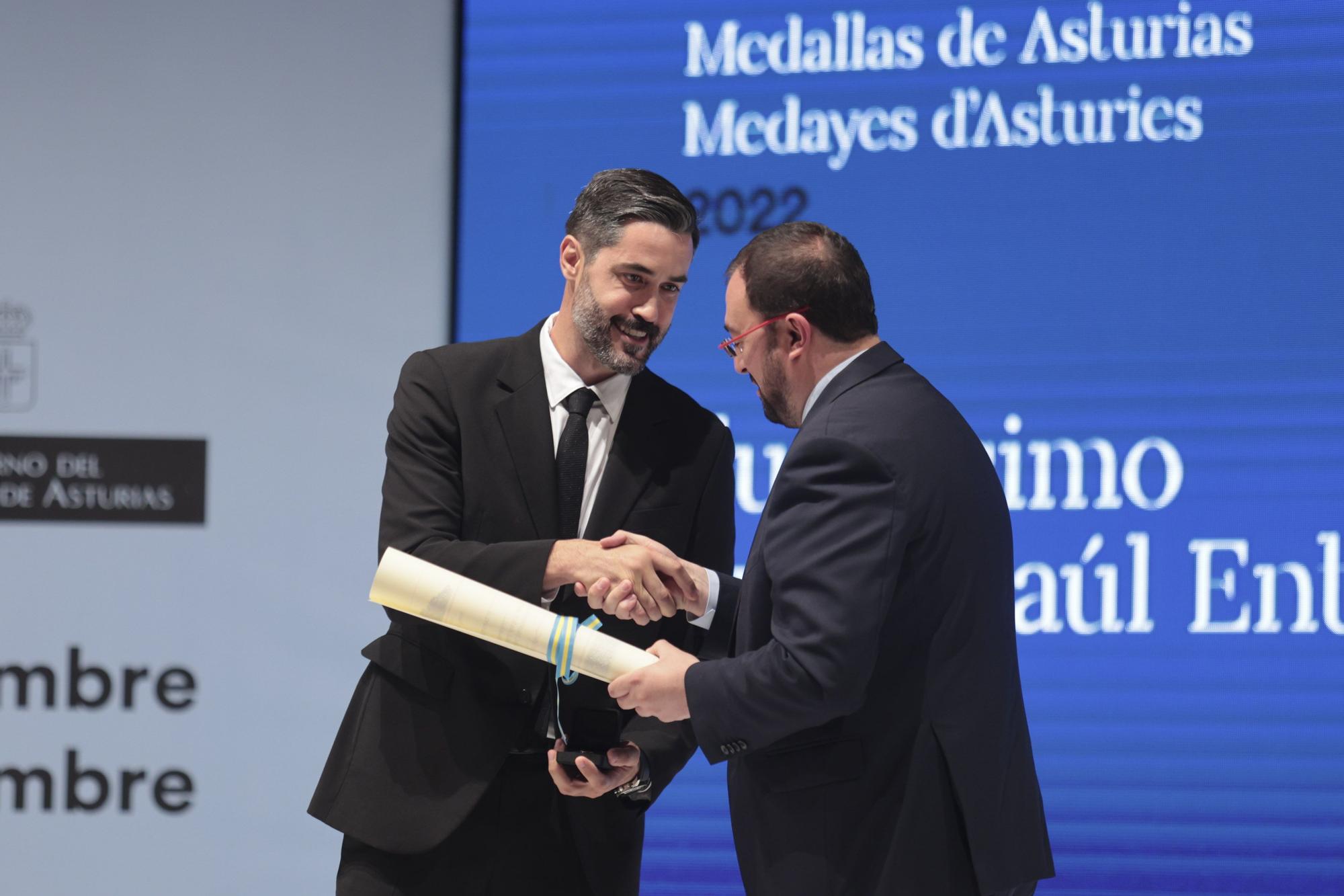 En imágenes: así fue el acto de entrega de las Medallas de Asturias