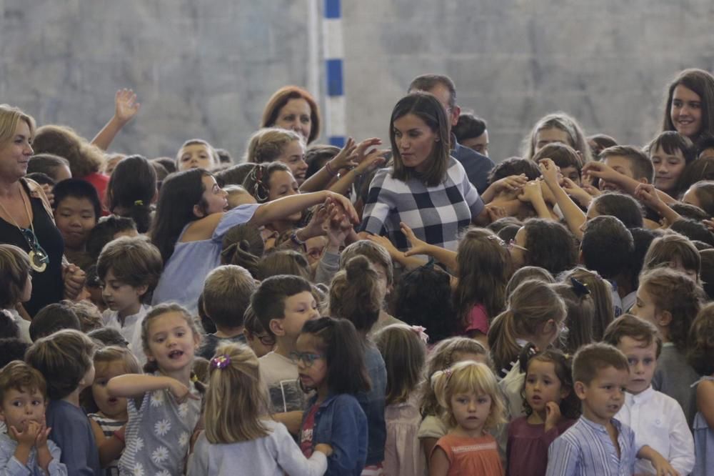La reina Letizia inaugura el curso escolar en Oviedo