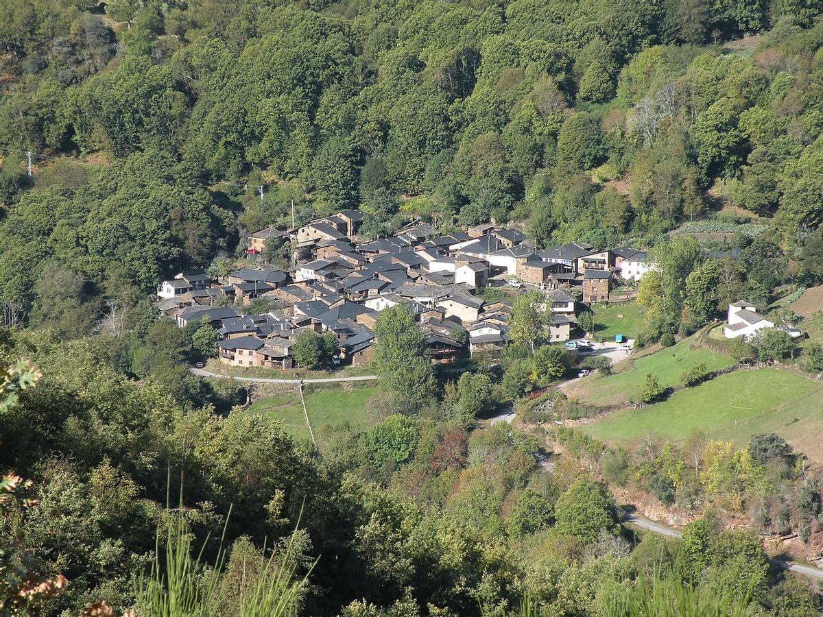 Seceda en la Serra de O Courel.