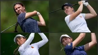 Cuatro golfistas amateurs españolas pasan por Augusta antes que los hombres