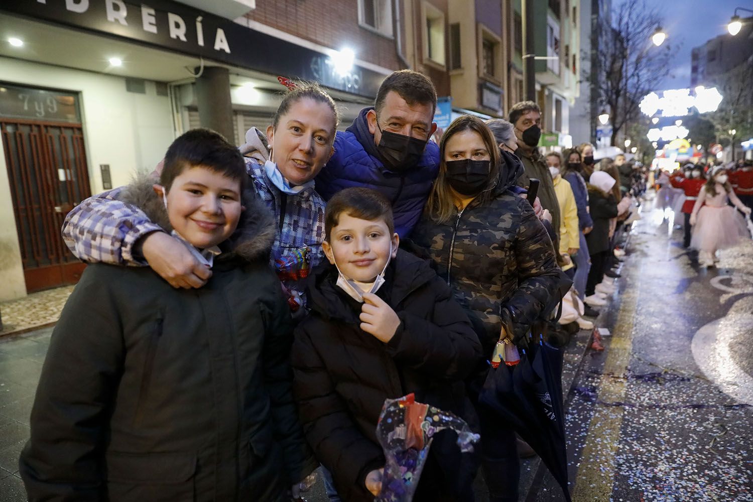 La cabalgata de los Reyes Magos en Gijón