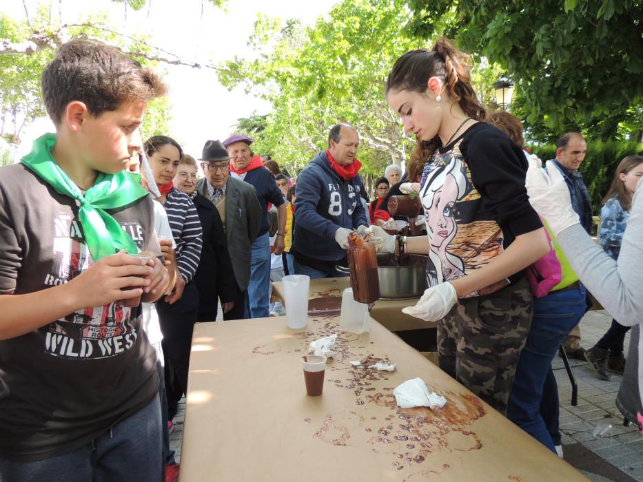 Así fue la chocolatada del Día Grande