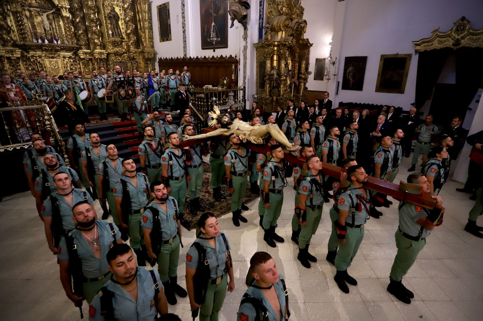 La lluvia deja sin Vía Crucis con la Legión a la Caridad