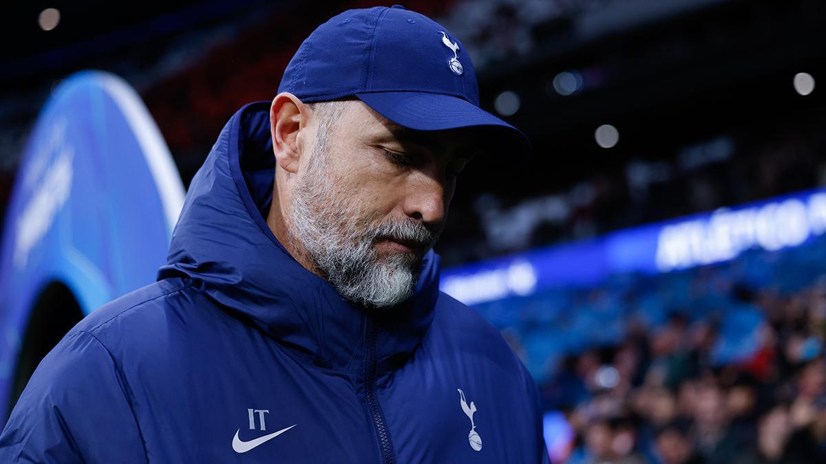 Igor Tudor, entrenador del Tottenham Hotspur, durante el partido de la UEFA Champions League ante el Atlético de Madrid