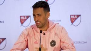 Busquets, en el Media Day del Inter Miami CF