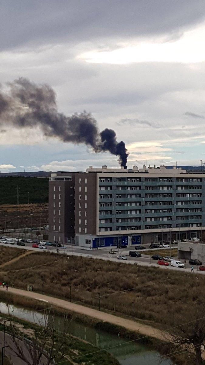 Incendio en el PTR de La Cartuja