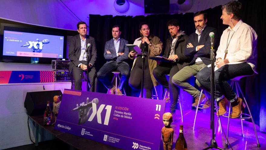 Los XI Premios Martín Códax se presentaron ayer en la Sala Sónar, en Santiago.  | // XOÁN CRESPO / EUROPA PRESS