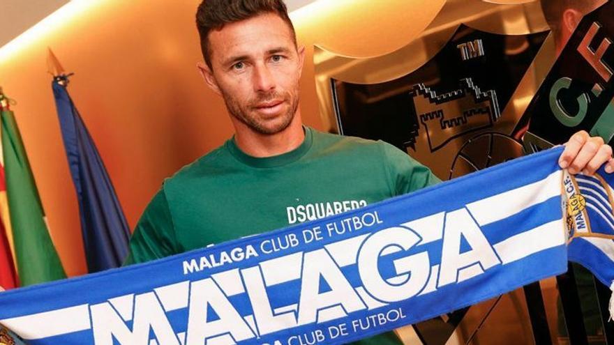 Rubén Castro, nuevo jugador del CF Málaga.