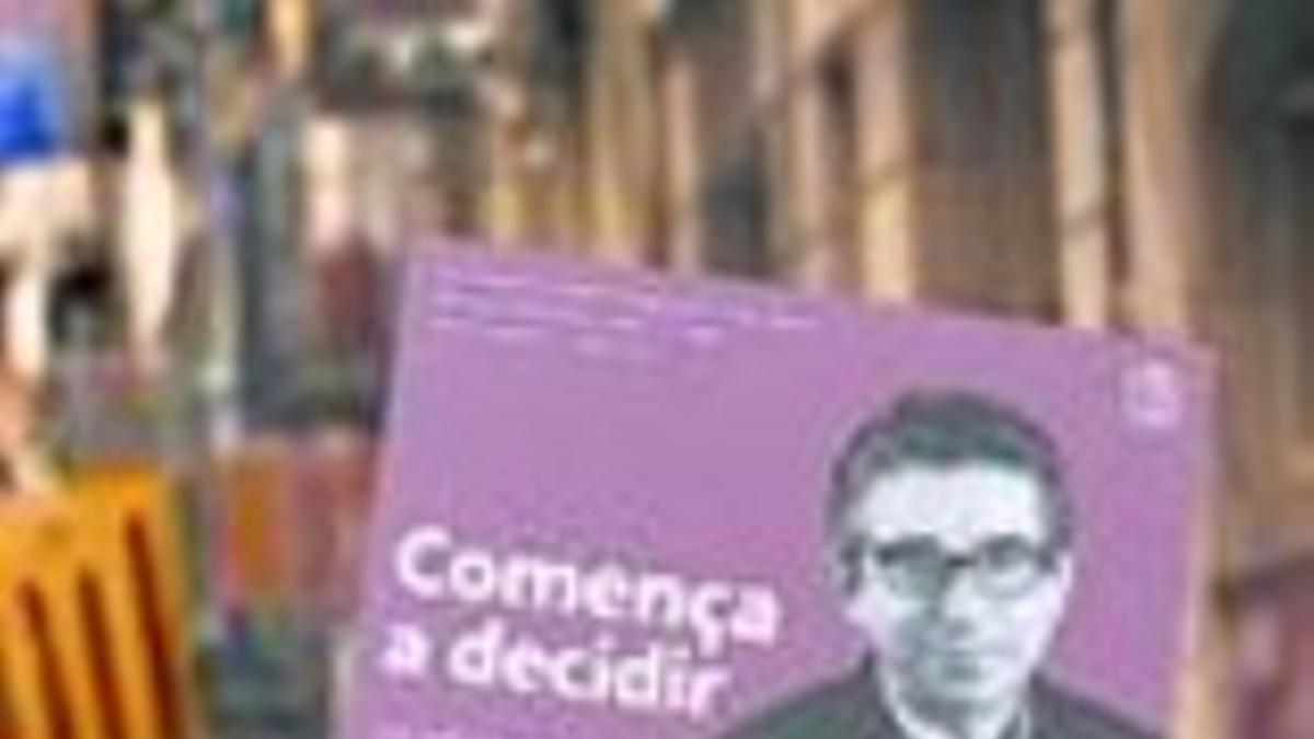 Martí, en la presentación de su cartel para las primarias del PSC, en marzo del 2014.