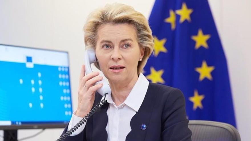 La presidenta de la CE, Ursula Von der Leyen.