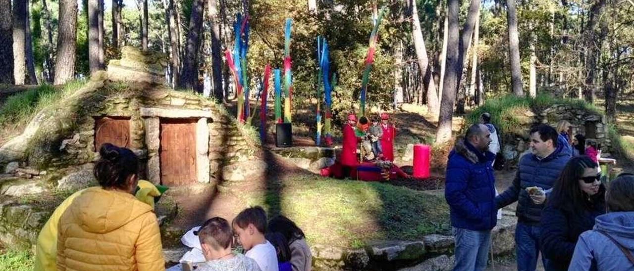 La Aldea Grobit, en la isla grovense de A Toxa. // Muñiz