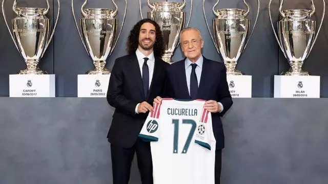 El Real Madrid presenta a Marc Cucurella