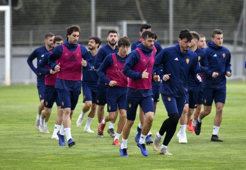 El Zaragoza se entrena