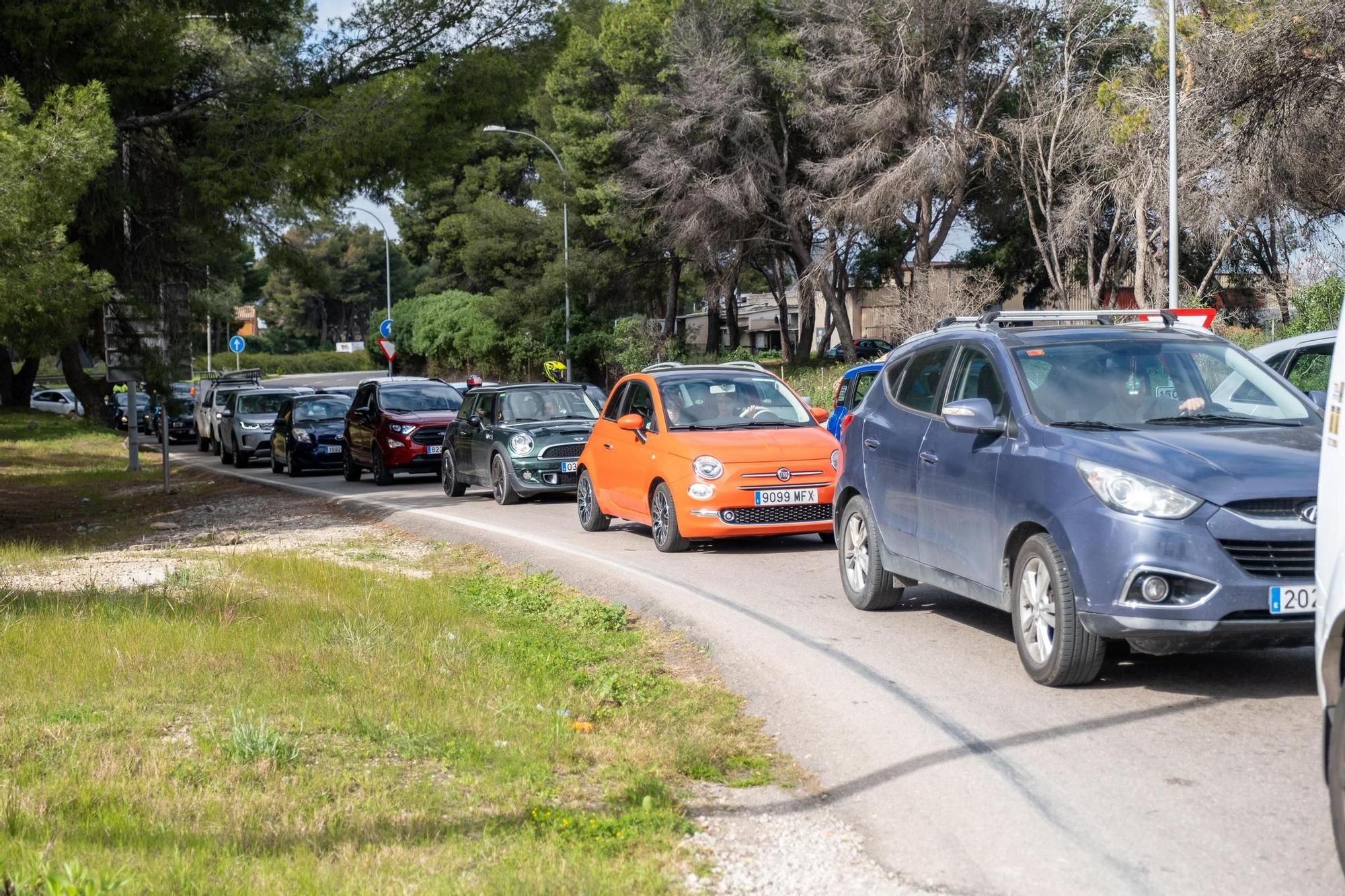 Así ha sido el colapso de más de 7 kilómetros en la autopista del aeropuerto hacia Palma