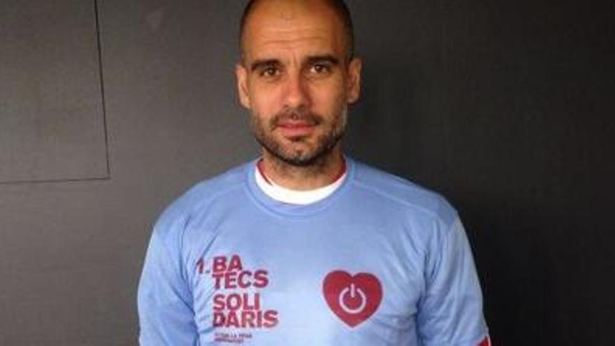 Guardiola promociona la jornada Batecs Solidaris