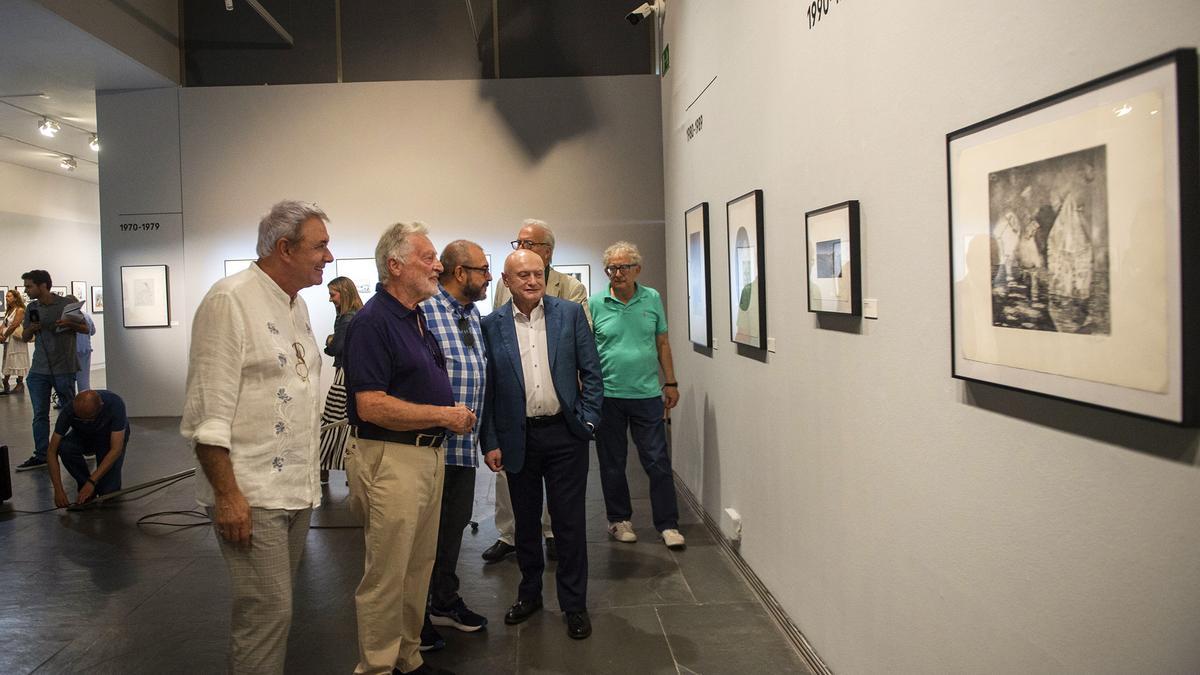 Inauguración de la exposición "Il Bisonte" en la Sala Parpalló del MuVIM el pasado mes de julio.