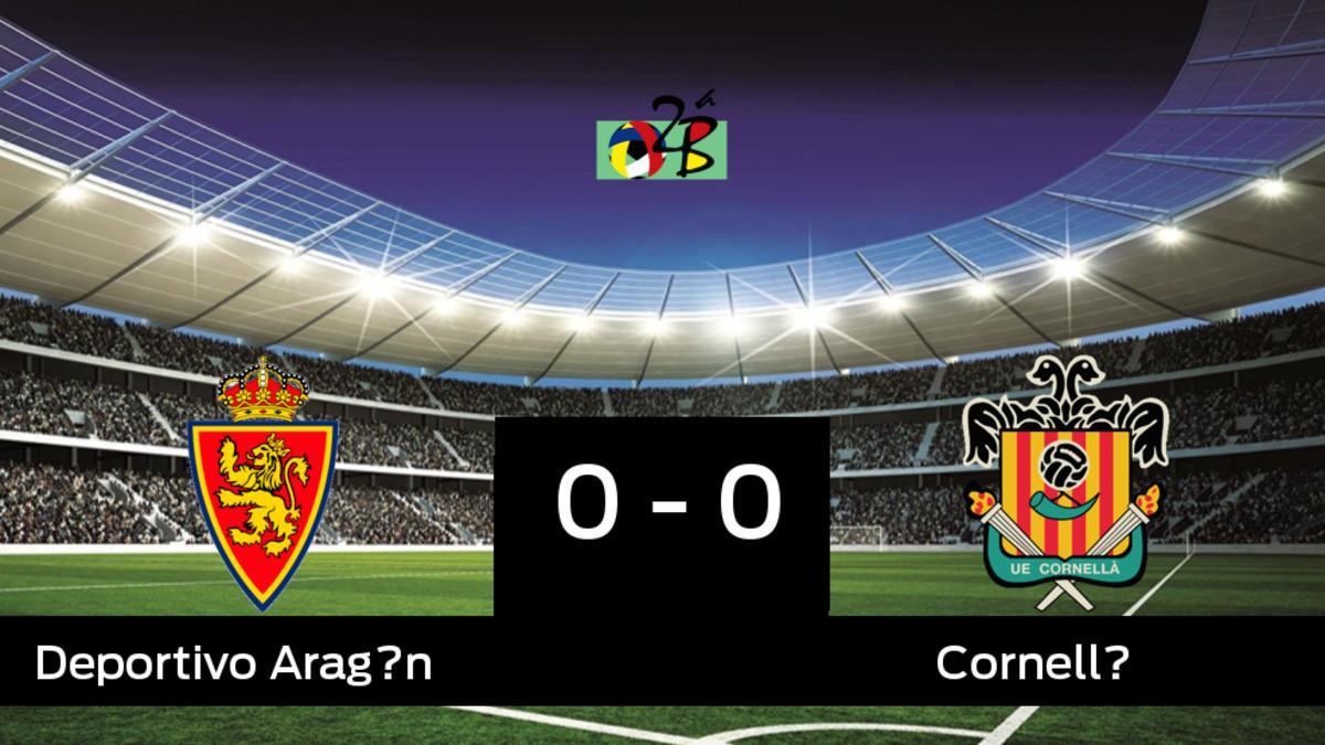 Empate, 0-0, entre el Deportivo Aragón y el Cornellà